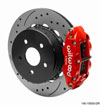 Wilwood 140-15930-dr | Superlite 4R Rear Brake Kit 14.00 Red 2018-Up Jeep JL SRP w/Lines; 2018-2024 Alternate Image 1