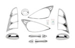 Putco 405069 | 00-04 Ford Focus (2 Door) DH/MC/TL/HL/FTC Chrome Trim Accessory Kits; 2004-2004 Alternate Image 1