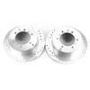 PowerStop jbr724xpr | Power Stop 92-00 Mitsubishi Montero Rear Evolution Drilled & Slotted Rotors - Pair; 1992-2000 Alternate Image 2