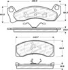 Stoptech 308.02000 | StopTech Street Brake Pads Mercury Grand Marquis Fr 5/81, Front; 1981-1981 Alternate Image 1