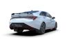 Rally Armor mf79urblkrd | 2022 Hyundai Elantra N & N Line Black UR Mud Flap w/ Red Logo; 2022-2022 Alternate Image 2