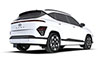 Rally Armor mf113urblkwh | 2024 Hyundai Kona EV Black UR Mud Flap - White Logo; 2024-2024 Alternate Image 2