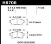 Hawk Performance HB706B.714 | Hawk 2011-2014 Chevrolet Cruze Eco HPS 5.0 Front Brake Pads; 2011-2014 Alternate Image 1