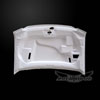 Amerihood F2503AHSSKFHWD | Ford F-250 Super Duty 6.0L Diesel SSK Style Functional Heat Extraction Ram Air Hood; 2003-2007 Alternate Image 4