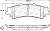 Stoptech 305.07920 | StopTech Street Select Brake Pads GMC Yukon exc Limited Slip Axle, Rear; 2000-2002 Alternate Image 1