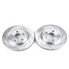 PowerStop ar8162xpr | Power Stop 02-05 Ford Thunderbird Rear Evolution Drilled & Slotted Rotors - Pair; 2002-2005 Alternate Image 1