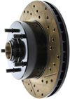 Stoptech 127.62000L | StopTech Pontiac LeMans Sport Drilled/Slotted Rotor, Front Left; 1969-1972 Alternate Image 7