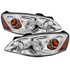 SPYDER 9023675 | Xtune Pontiac G6 05-10 (09-10 Fit w/Amber Turn Signal) Crystal Headlights Chrome HD-JH-PG605-AM-C; 2005-2010 Alternate Image 1