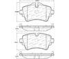 Stoptech 308.18010 | StopTech Street Brake Pads Mini Cooper S Exc Sport Brake Retro Fit Kit, Front; 2016-2016 Alternate Image 1