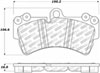 Stoptech 305.09770 | StopTech Street Select Brake Pads Volkswagen Touareg 350mm Front Disc, Front; 2004-2010 Alternate Image 1