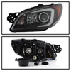 SPYDER 5083913 | Spyder Subaru impreza WRX Projector Headlights - Xenon/HID Model Only - Light Bar DRL - Black - (PRO-YD-SWRX06-HID-LBDRL-BK); 2006-2007 Alternate Image 8