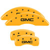 MGP 32015SMOPYL | 4 Caliper Covers Engraved Front & Rear Mopar Yellow Finish Black Char 2005 Chrysler Sebring; 2004-2006 Alternate Image 2