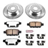 PowerStop k5854-36 | Power Stop 09-14 Acura TL Rear Z36 Truck & Tow Brake Kit; 2009-2014 Alternate Image 2