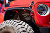 DV8 Offroad infend-03fb | 2018+ Jeep Wrangler JL Front Inner Fenders - Black; 2018-2024 Alternate Image 2