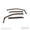 Westin 72-44489 | 2017-2018 Honda Ridgeline Wade In-Channel Wind Deflector 4pc - Smoke; 2017-2018 Alternate Image 3