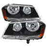 SPYDER 9025297 | Xtune Dodge Avenger 08-14 Crystal Headlights Black HD-JH-DA08-AM-BK; 2008-2014 Alternate Image 1