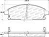 Stoptech 308.06911 | StopTech Street Brake Pads Nissan Pathfinder, Front; 1996-2004 Alternate Image 1