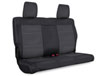 PRP Seats b017-03 | PRP 07-10 Jeep Wrangler JK Rear Seat Covers/2 door - Black/Grey; 2007-2010 Alternate Image 1