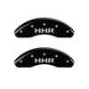 MGP 14230FHHRBK | Front set 2 Caliper Covers Engraved Front HHR Black finish silver ch; 2006-2010 Alternate Image 4