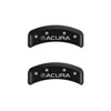 MGP 39002SACURD | 4 Caliper Covers Engraved Front & Rear Acura Red finish silver ch; 2002-2003 Alternate Image 3