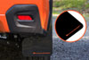 Rally Armor mf26-ur-blk/or | 13-17 Subaru XV Crosstrek Black Mud Flap w/ Orange Logo; 2013-2017 Alternate Image 2