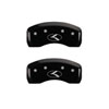 MGP 21187SCRKBK | 4 Caliper Covers Engraved Front & Rear Circle K/Kia Black Finish Silver Char 2013 Kia Optima; 2011-2013 Alternate Image 6