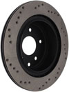 Stoptech 128.42088L | StopTech Infiniti EX37 Sport Cross Drilled Brake Rotor, Rear Left; 2013-2013 Alternate Image 8