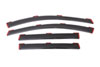 AVS 194383 | 13-18 Ford Escape Ventvisor In-Channel Front & Rear Window Deflectors 4pc - Smoke; 2013-2018 Alternate Image 1