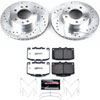 PowerStop k470-26 | Power Stop 86-91 Mazda RX-7 Front Z26 Street Warrior Brake Kit; 1986-1991 Alternate Image 2