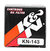 K&N Engineering kn143 | K&N Yamaha / MBK 1.5in OD x 1.938in H Oil Filter Alternate Image 7