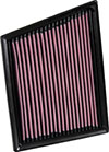 K&N Engineering 333074 | K&N 2015 Jaguar F-Pace V6-3.0L F/I Right Side Replacement Drop In Air Filter Alternate Image 8