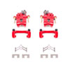 PowerStop s1612 | Power Stop 92-01 Honda Prelude Rear Red Calipers w/Brackets - Pair; 1992-2001 Alternate Image 2