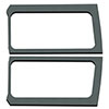 DEI 50269 | 18-23 Jeep Wrangler JL 2-Door Boom Mat Rear Side Window Trim - 2 Piece - Gray; 2018-2023 Alternate Image 1