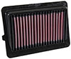 K&N Engineering 333063 | K&N 16-17 Suzuki Baleno II L3-1.0L F/I Replacement Drop In Air Filter Alternate Image 3