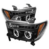 SPYDER 5030306 | Spyder Toyota Tundra CCFL LED ( Replaceable LEDs ) Projector Headlights - Black - (PRO-YD-TTU07-CCFL-BK); 2007-2013 Alternate Image 1