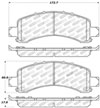 Stoptech 309.09741 | StopTech Sport Brake Pads GMC Yukon, Rear; 2003-2006 Alternate Image 1