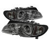 SPYDER 5042422 | Spyder BMW E46 3-Series 4DR 1PC Halo Projector Headlights - Smoke - (PRO-YD-BMWE4602-4D-AM-SM); 2002-2005 Alternate Image 1