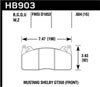 Hawk Performance HB903Q.604 | Hawk DTC-80 15-17 Ford Mustang Shelby GT350/GT350R Front Brake Pads; 1980-2015 Alternate Image 2