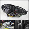 SPYDER 5074249 | Spyder Mercedes Benz W204 C-Class Projector Headlights - Halogen Model Only ( Not Compatible With Xenon/HID Model ) - DRL - Black - High H1 (Included) - Low H7 (Included); 2012-2013 Alternate Image 8