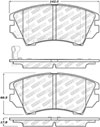 Stoptech 305.14040 | StopTech Street Select Brake Pads Chevrolet Equinox, Front; 2016-2016 Alternate Image 1