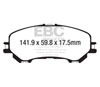 EBC dp63032 | 14+ Nissan Rogue 2.5 2 row seating Greenstuff Front Brake Pads; 2014-2023 Alternate Image 4