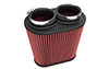 K&N Engineering ru6104 | K&N Universal Clamp-On Air Filter 3in Dual Flange 9in x 6in Base 7.5in x 3.688in Top 7.5in Height Alternate Image 1