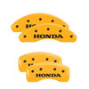 MGP 18031SPONYL | 4 Caliper Covers Engraved Front Pontiac Rear Arrow Yellow Finish Blk Char 05 Pontiac Bonneville; 2004-2005 Alternate Image 2