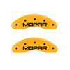 MGP 32015SMOPYL | 4 Caliper Covers Engraved Front & Rear Mopar Yellow Finish Black Char 2005 Chrysler Sebring; 2004-2006 Alternate Image 3