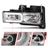 ANZO 111499 | 1999-2000 Cadillac Escalade Crystal Headlights; 1999-2000 Alternate Image 3