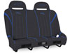 PRP Seats a60-v | PRP Polaris RZR GT/S.E. Suspension Bench- Black/Blue; 2014-2022 Alternate Image 1