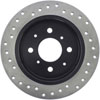 Stoptech 128.40017L | StopTech Honda CRX Sport Cryo Cross Drilled Rotor, Rear Left; 1990-1991 Alternate Image 7