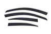 AVS 794008 | 06-13 Lexus IS250 Ventvisor Low Profile Deflectors 4pc - Smoke w/Chrome Trim; 2006-2013 Alternate Image 2