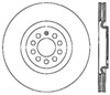 Stoptech 128.33062CL | StopTech Audi TT Quattro Sport Cryo Cross Drilled Rotor, Front Left; 2000-2006 Alternate Image 1