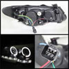 SPYDER 5070241 | Spyder Hyundai Elantra Projector Headlights - LED Halo - DRL - Black - High H1 (Included) - Low H7 (Included) - (PRO-YD-HYELAN07-DRL-BK); 2007-2010 Alternate Image 5